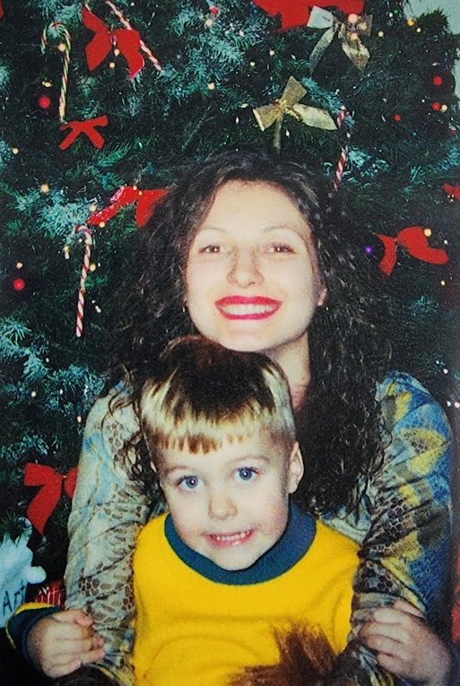 Photo of Olga and her son Yaugen