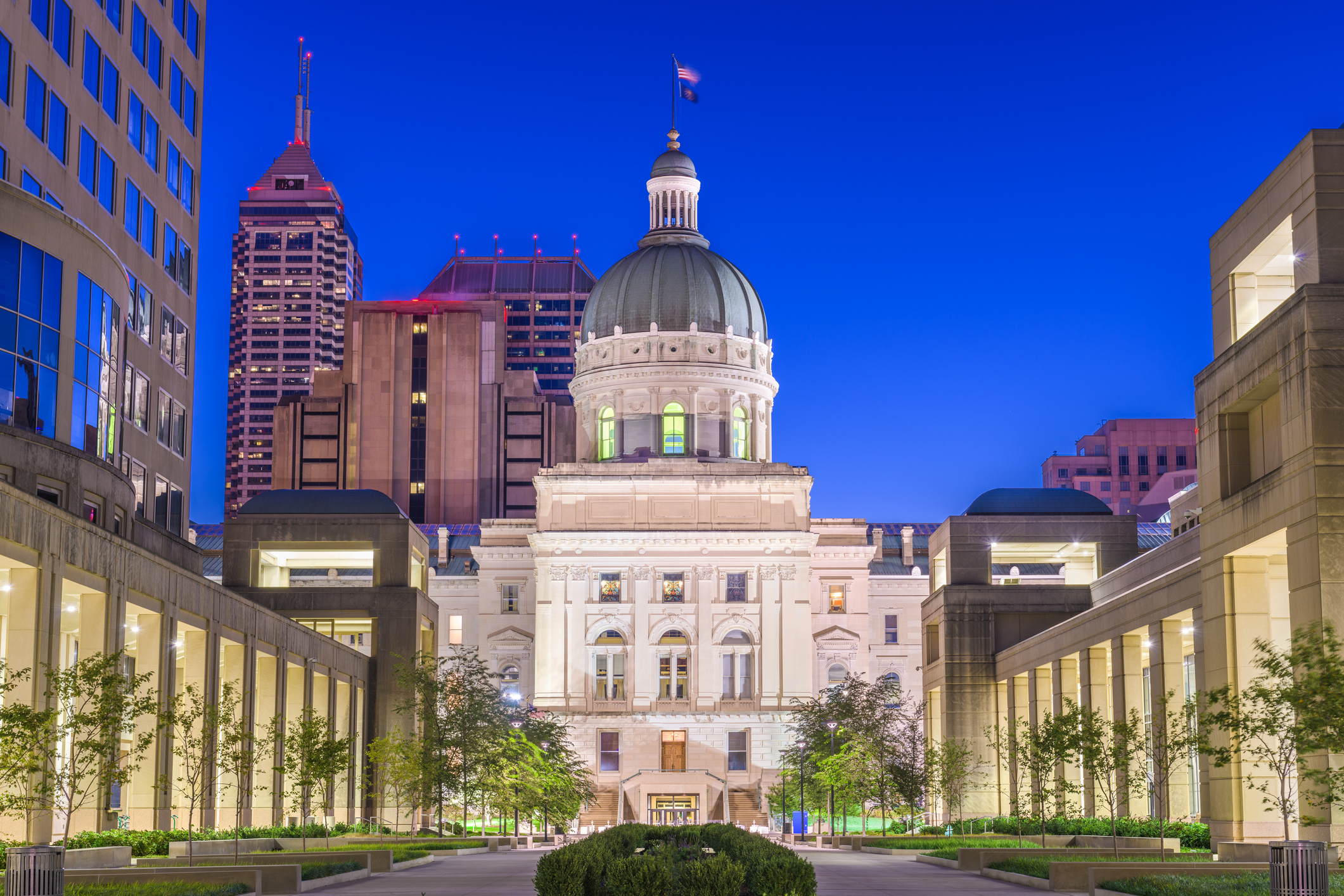 Photo of Indiana State Capitol Building
