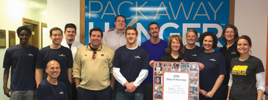 Lemler Group volunteering at Pack Away Hunger Lemler Group volunteering at Pack Away Hunger