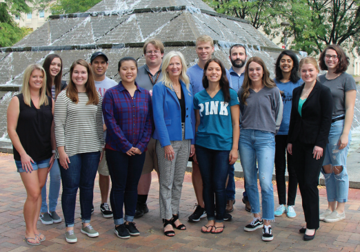 Diane Sturek Diane Sturek with her accounting students
