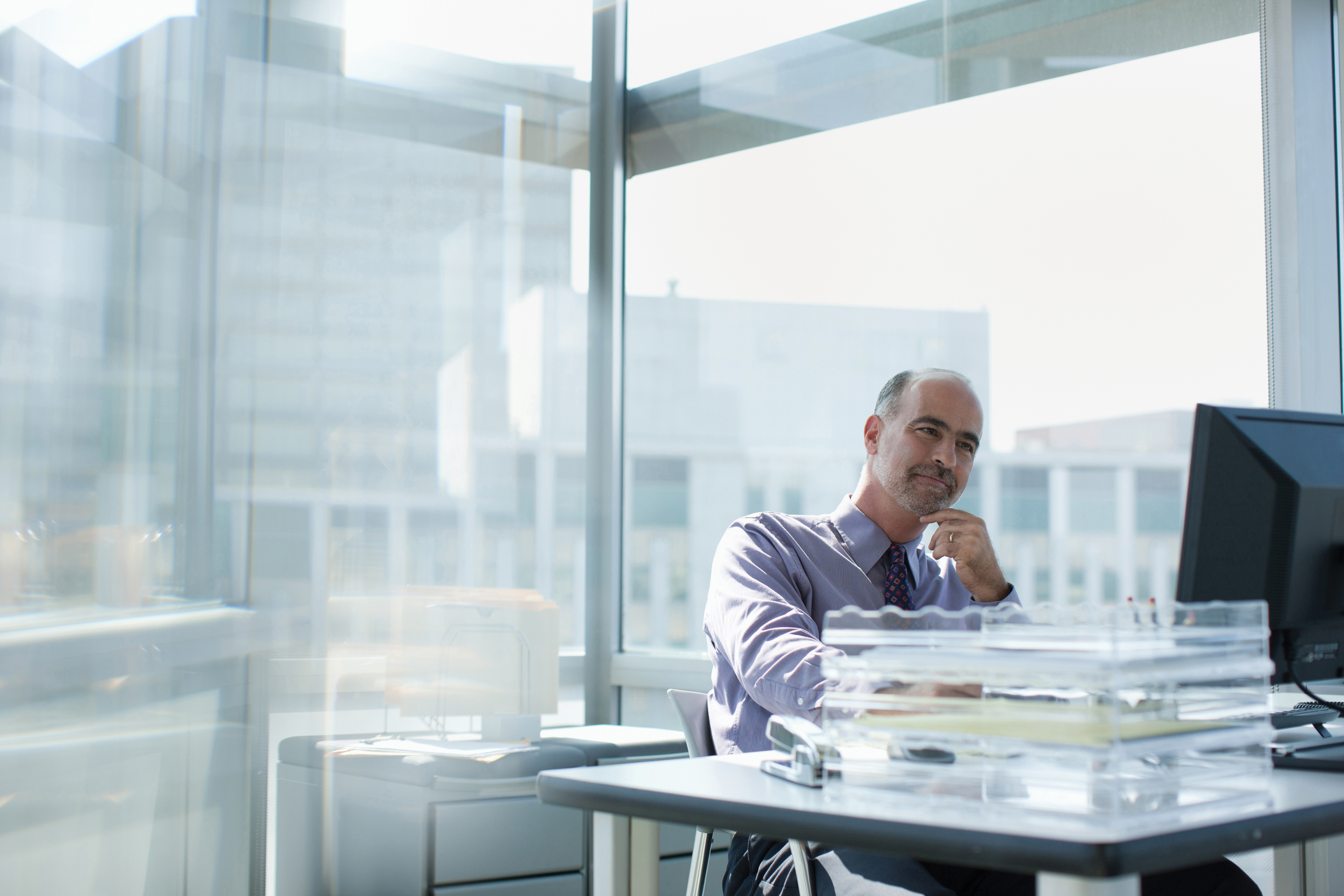 Photo of a man in an office