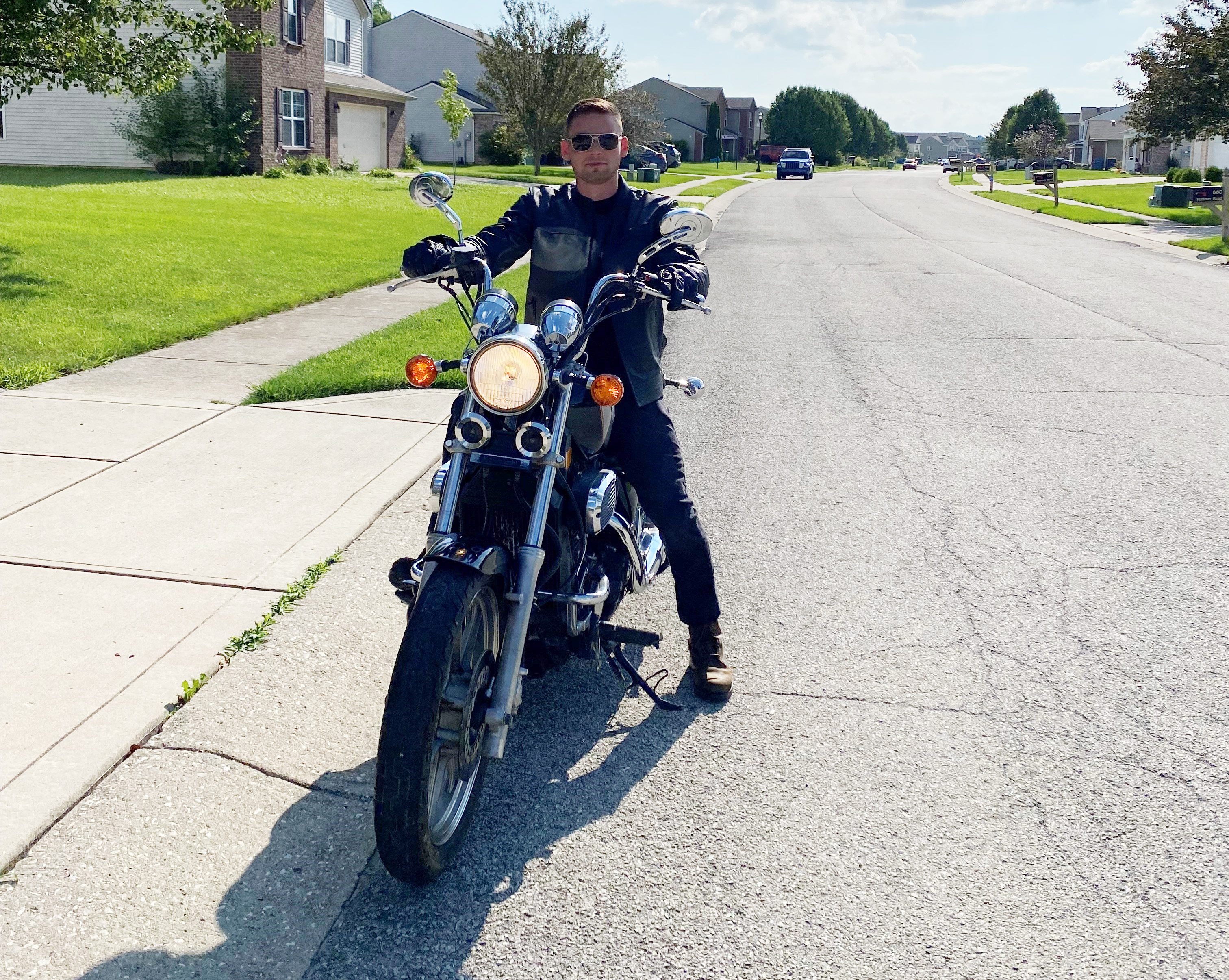 Photo of Michael’s 2003 Kawasaki Vulcan 750 motorcycle