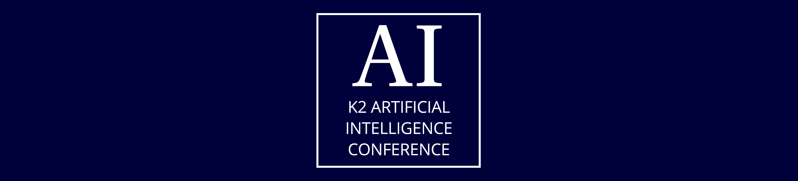 Graphic of K2 Artificial Intelligence Conference logo