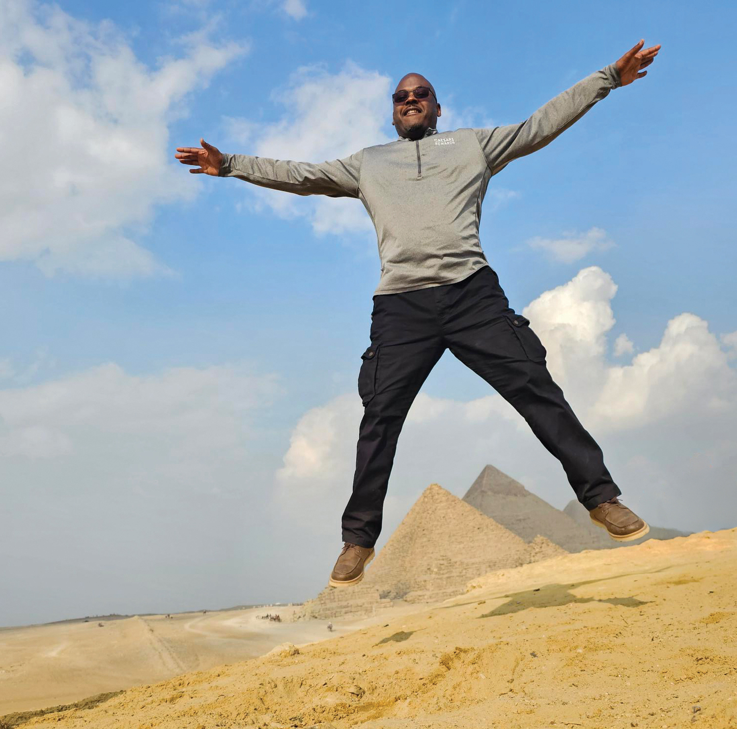Photo of Julius Edwards in Egypt