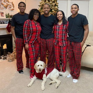 Family Photo of Brandon and his family