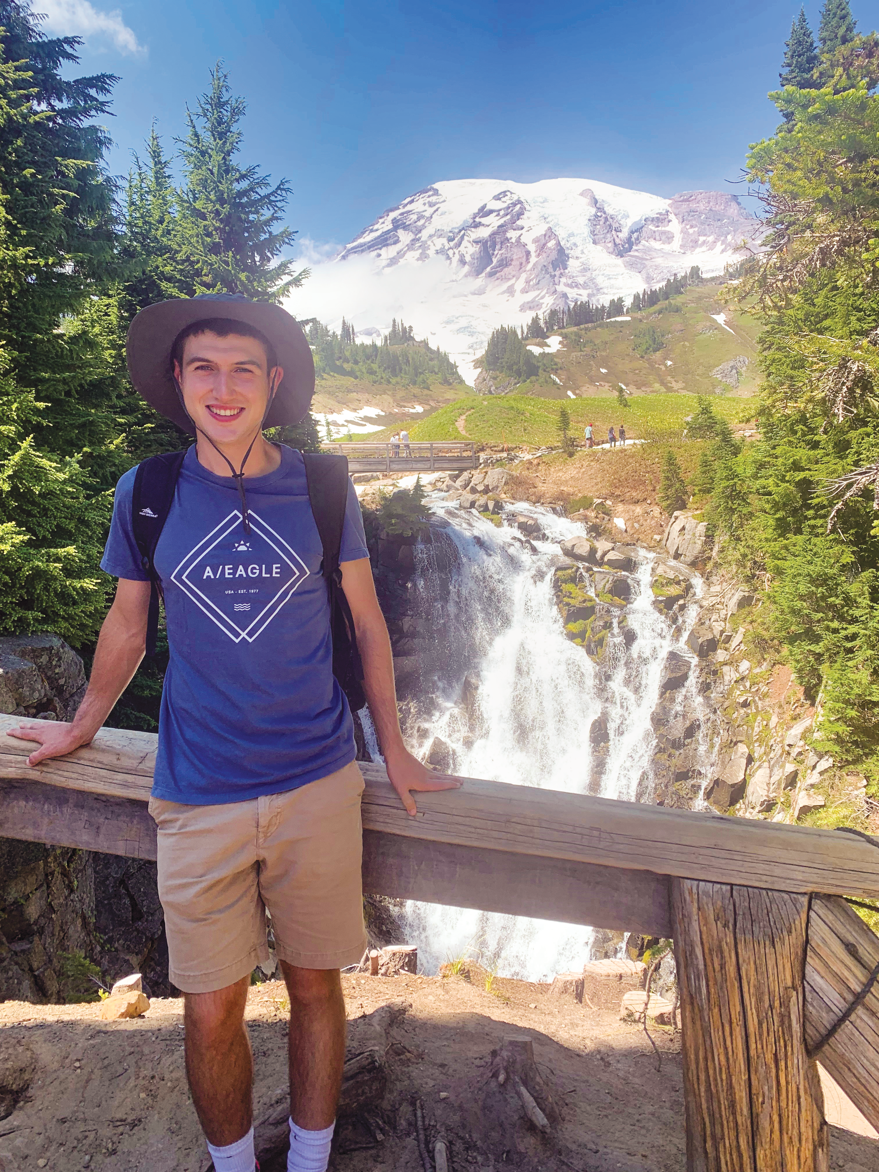 Photo of Parker Collignon at Mt. Rainier