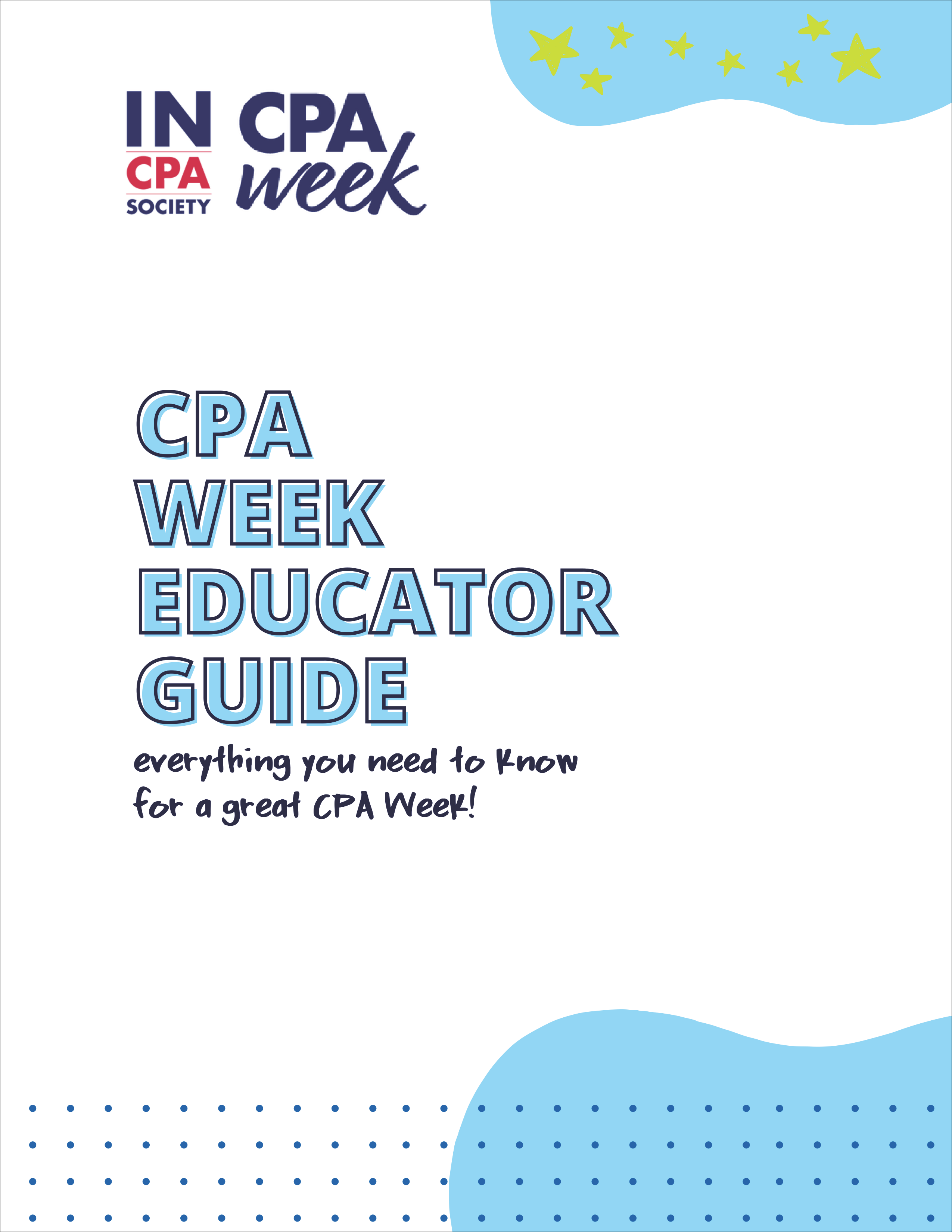 CPA Week Educator Guide Cover page image