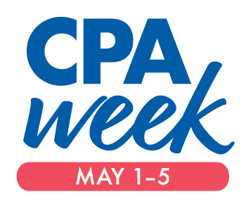 Logo graphic of CPA Week May 1-5