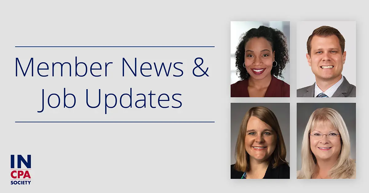 Indiana CPA Society: Member News & Job Updates Summer 2021
