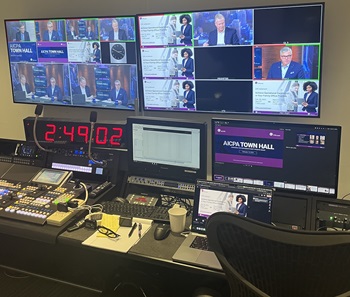 All systems go for the AICPA Town Hall session.