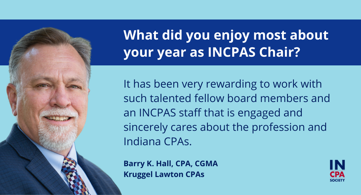 Chair's Perspective: Barry Hall, CPA, CGMA