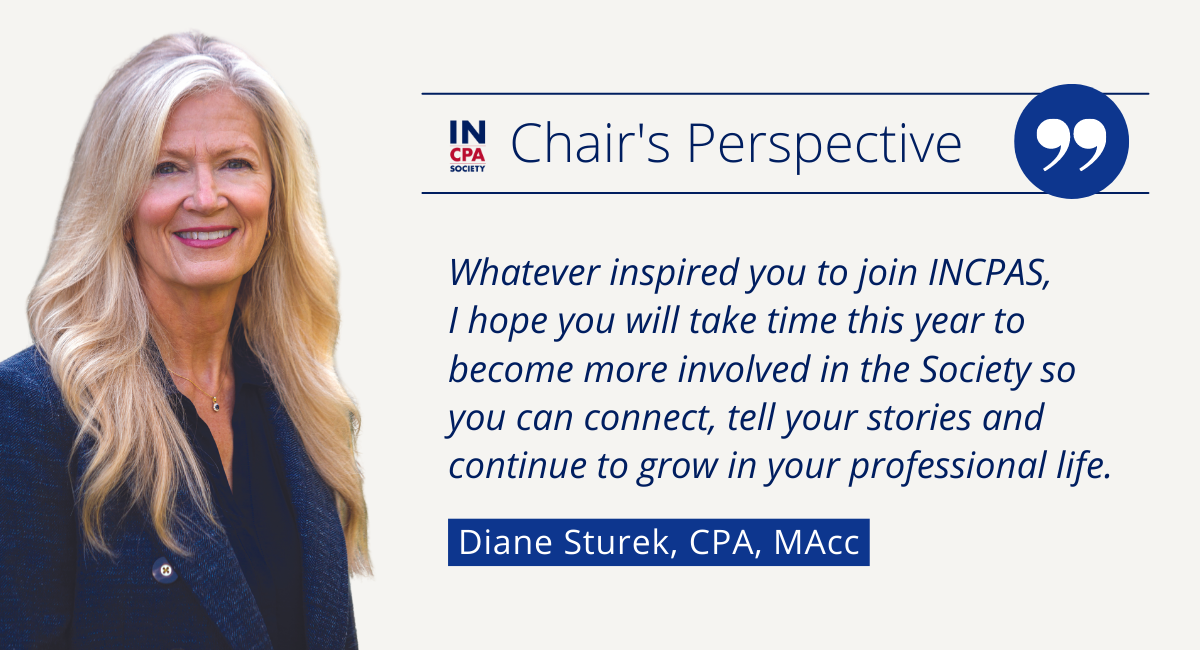 Chair's Perspective: Diane Sturek, CPA, MAcc