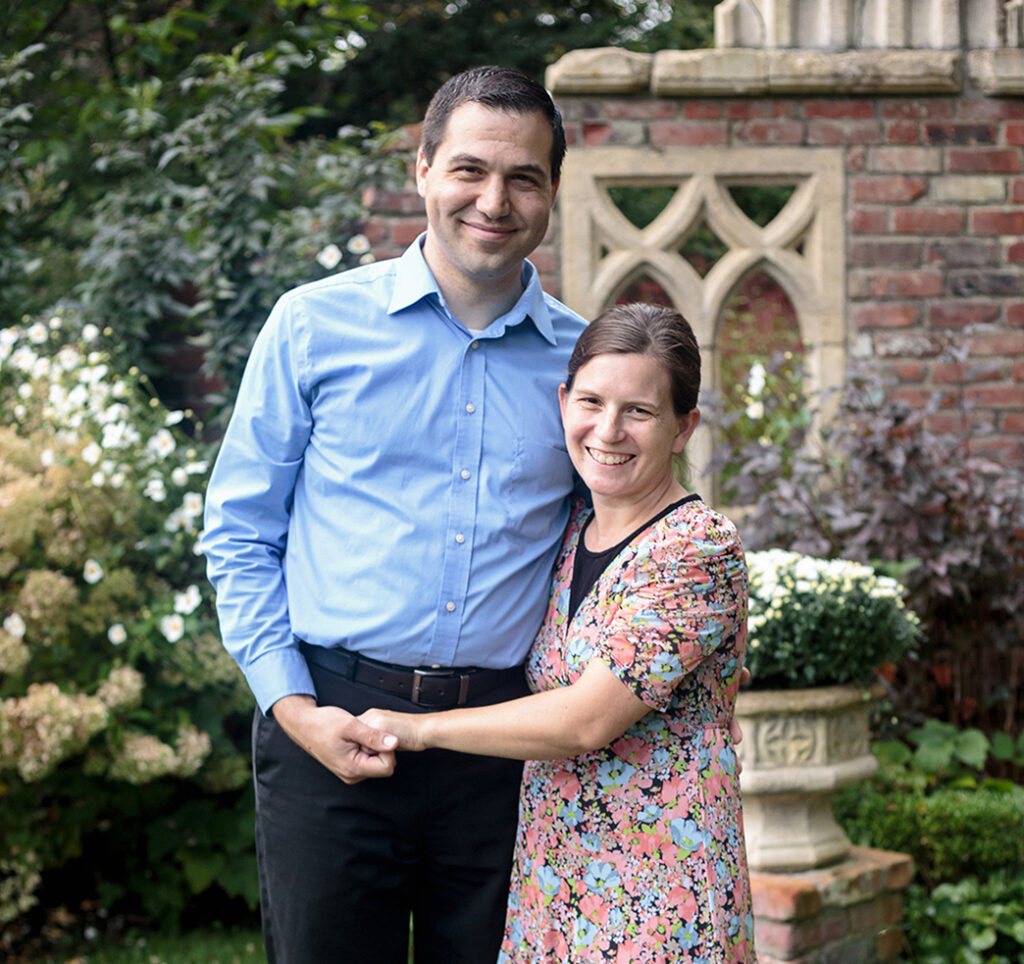 Joel and his wife, Amy
