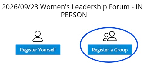Register a Group screenshot