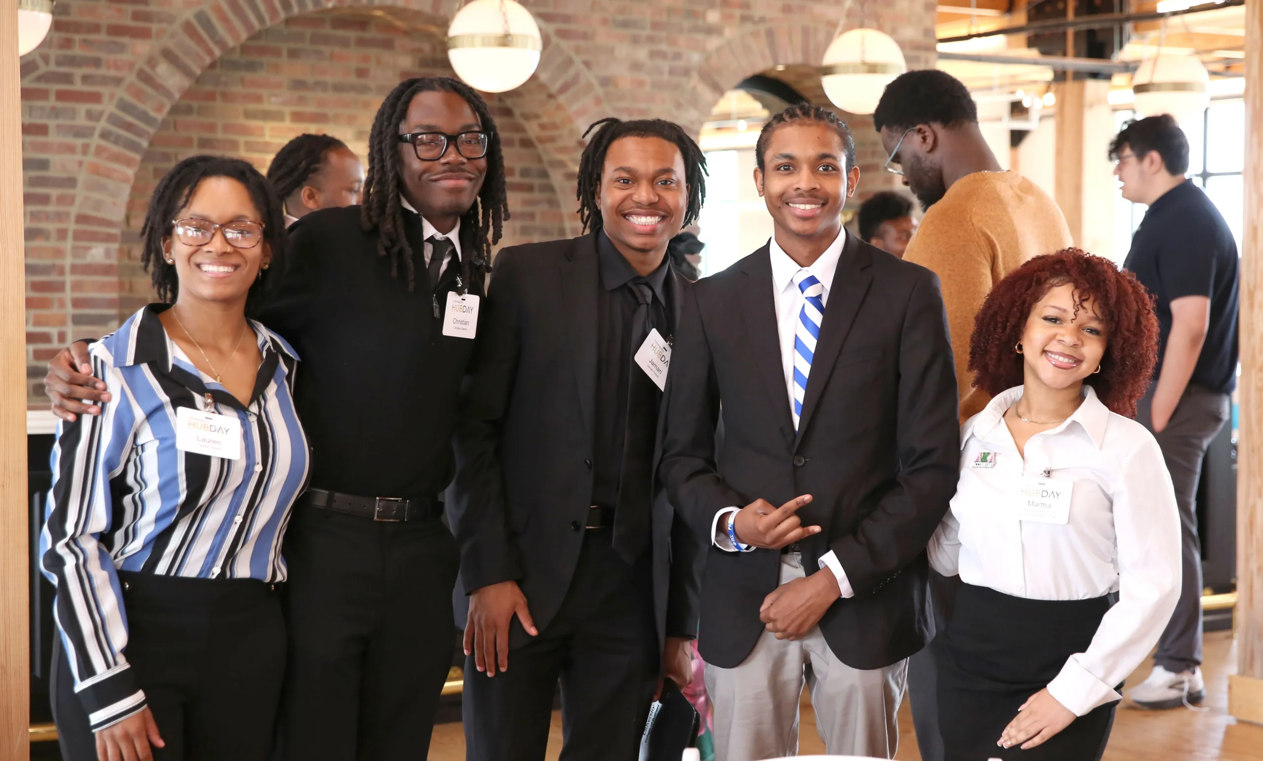 Photo of 5 Hub Day participants