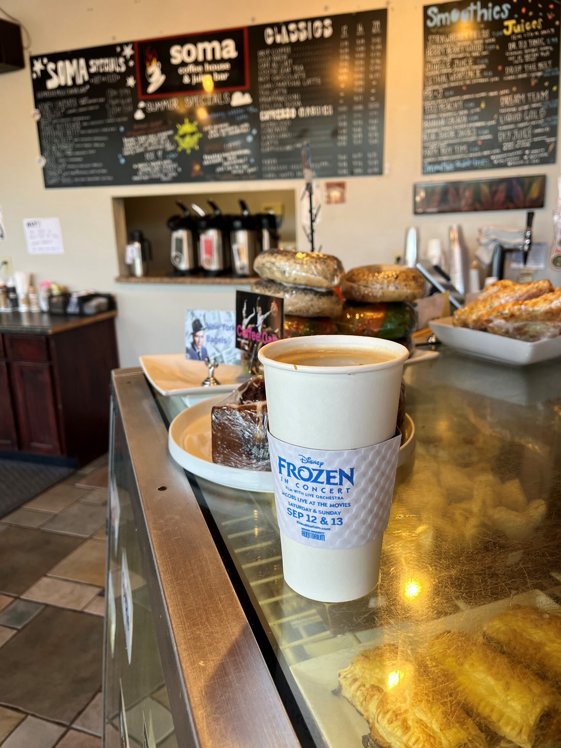 Caffeine stop at Soma Coffee House