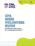 CPA Week Volunteer Guide cover page